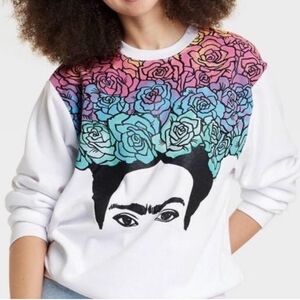 Colorful Floral Graphic Women's Sweater